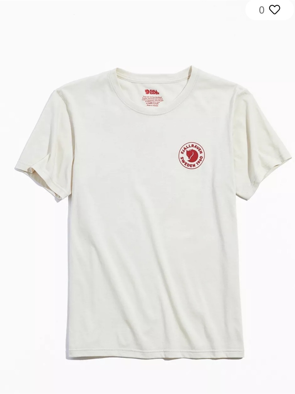 Fjallraven 1960 Logo Tee cream M